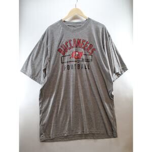 Tampa Bay Buccaneers Mens T-Shirt‎ NFL Team Apparel size XLT Red gray Football